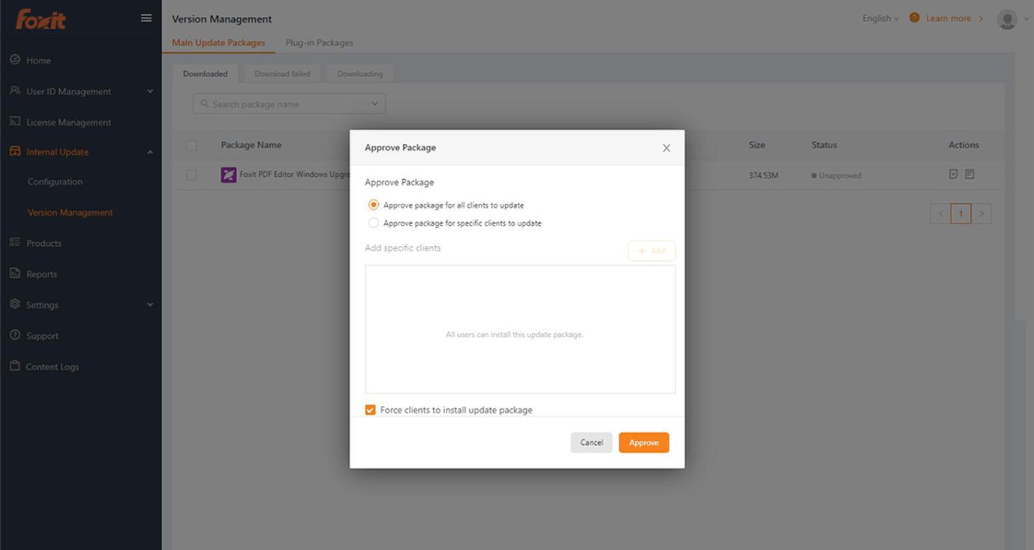 Admin Console - Business Intelligence Solution